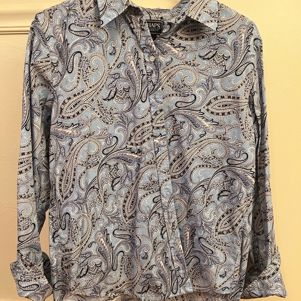 Chaps Blue Paisley Women’s Shirt